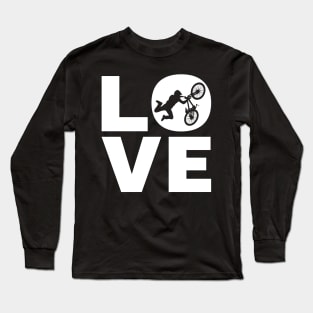 Love Bmx Gift For Bmx Riders Long Sleeve T-Shirt